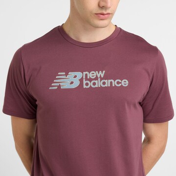 new balance Shirt 'Heathertech' in Purple