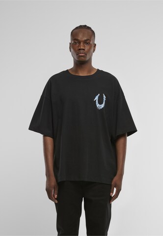True Religion - Camiseta en negro: frente