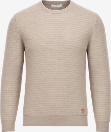 GUESS - Jersey 'MERTON' en beige: frente