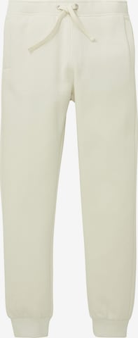 TOM TAILOR Tapered Trousers in White: front