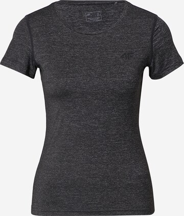4F Performance Shirt in Black: front