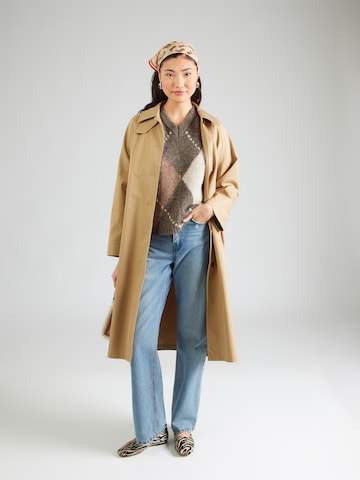 Noella Oversized Sweater 'Lai' in Brown