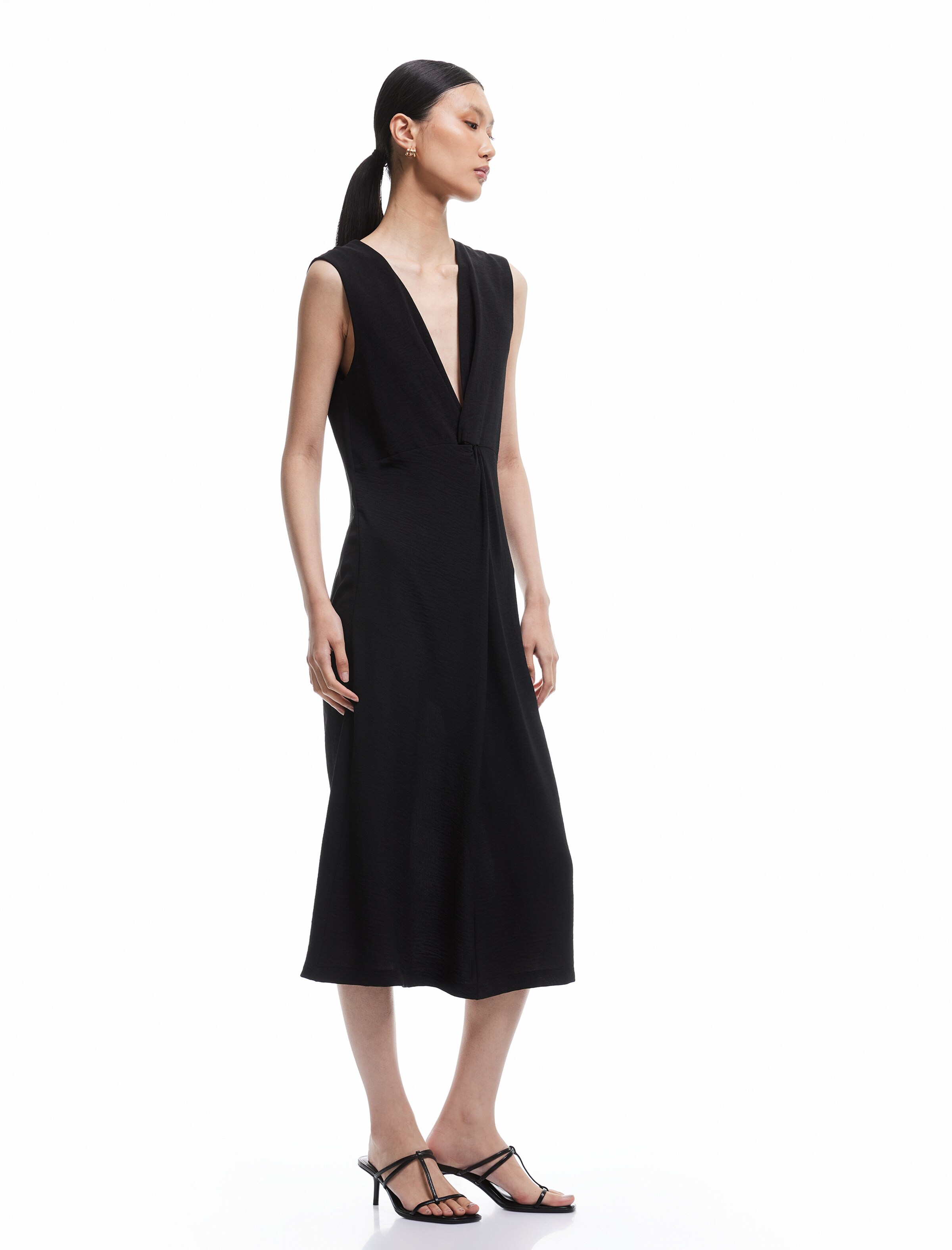 Koton Kleid in Schwarz