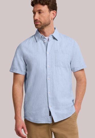Street One MEN Regular Fit Hemd in Blau: Vorderseite