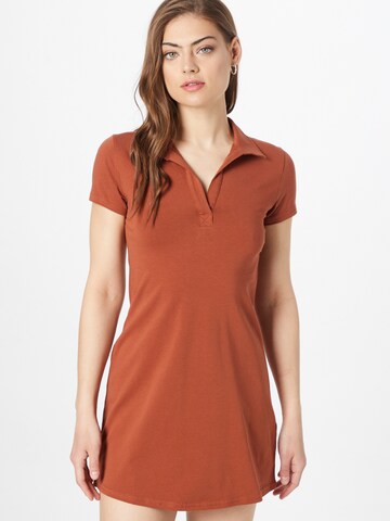 Robe HOLLISTER en marron : devant