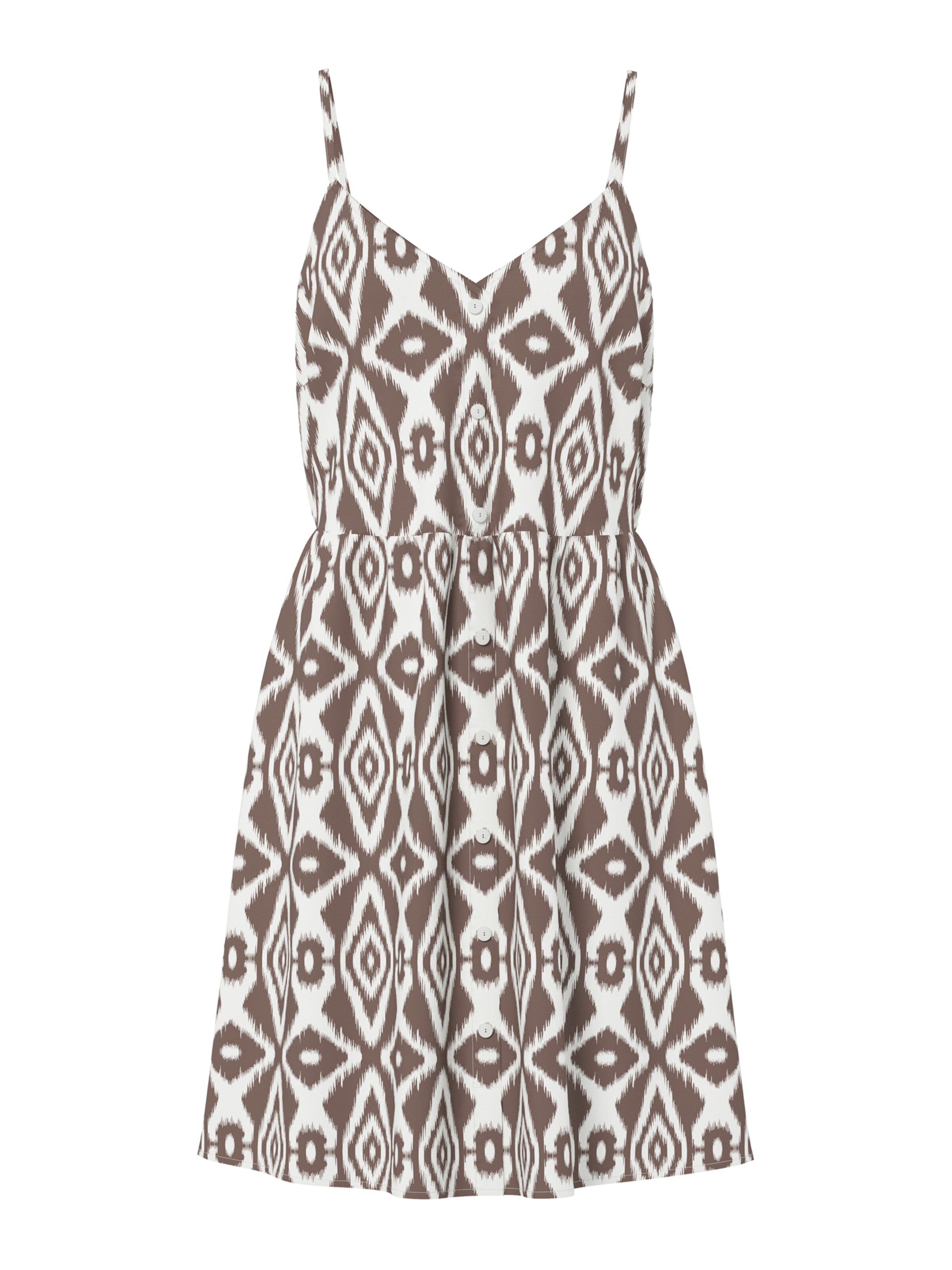 PIECES Sommerkjole 'PCTALA' i brun: forside