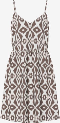 PIECES Sommerkjole 'PCTALA' i brun: forside