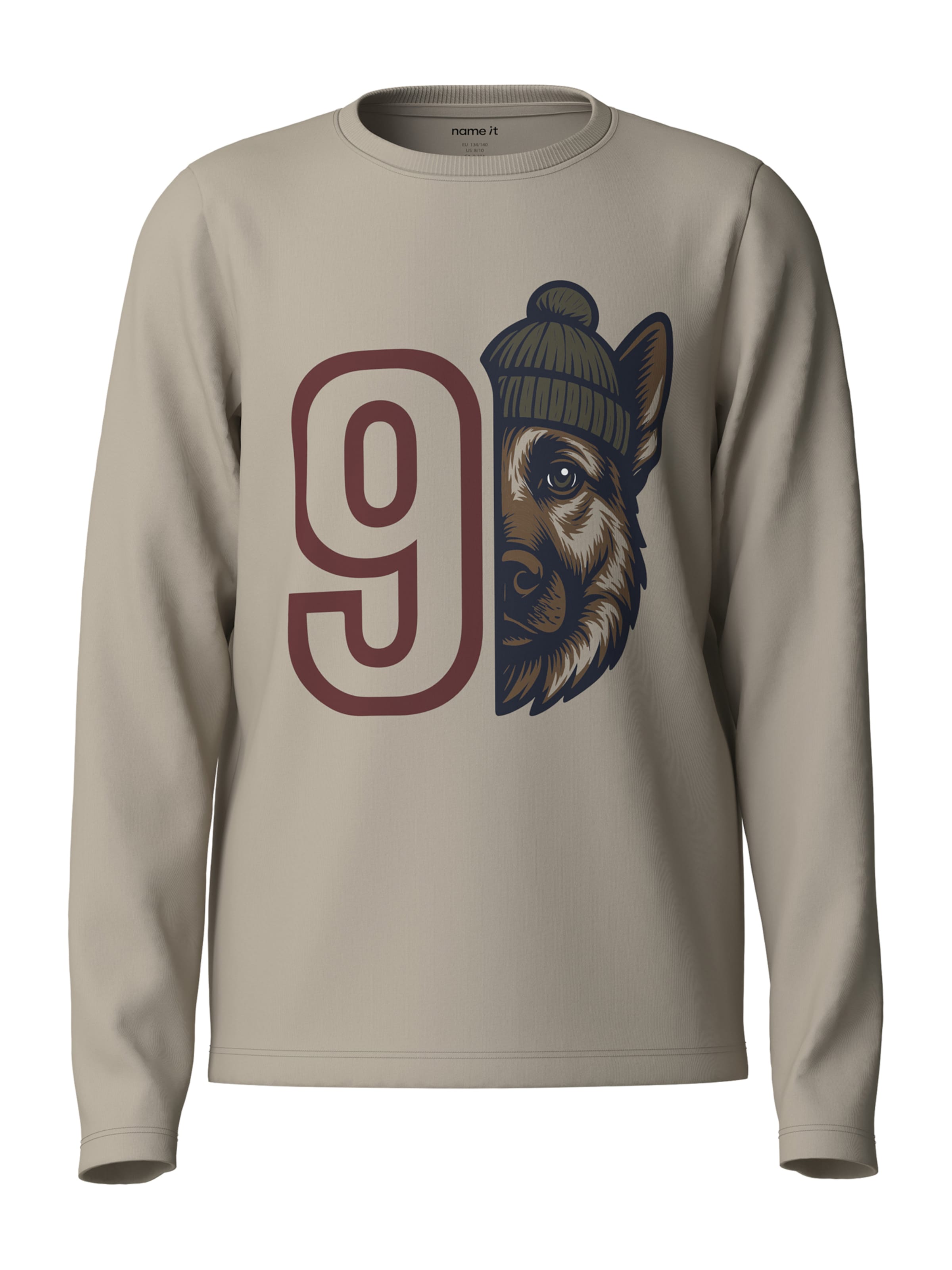 NAME IT Shirt 'NKMVUX' in Beige: front