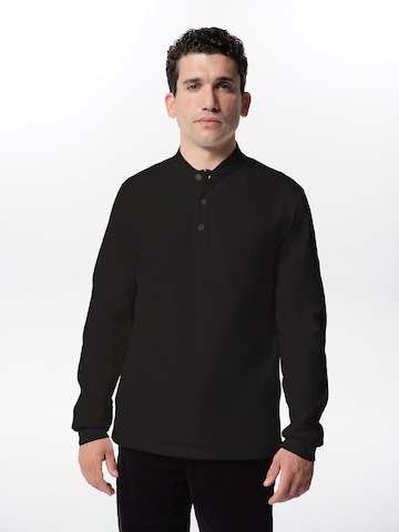 ABOUT YOU x Jaime Lorente Shirt 'Pierre' in Black: front