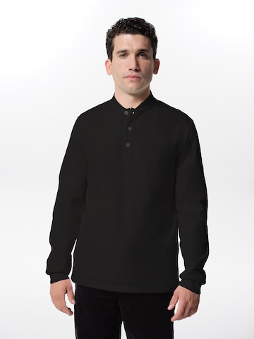 ABOUT YOU x Jaime Lorente Shirt 'Pierre' (GOTS) in Schwarz: predná strana