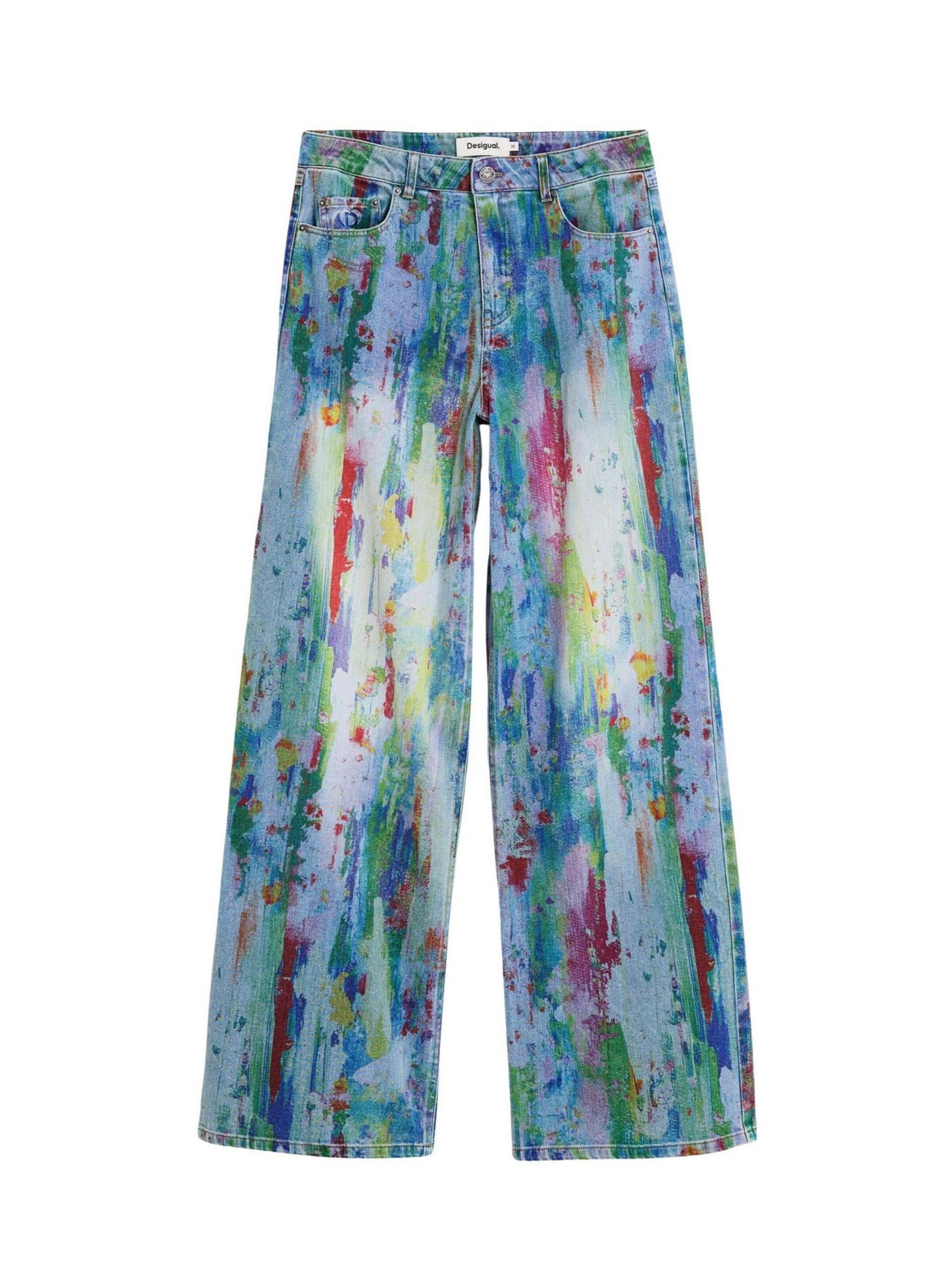Desigual - Pierna ancha Vaquero 'BRUSH 26SWDDX3' en azul