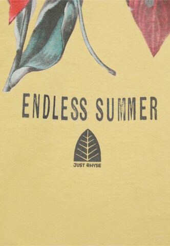 T-Shirt 'Paradise Bird ' Just Rhyse en jaune