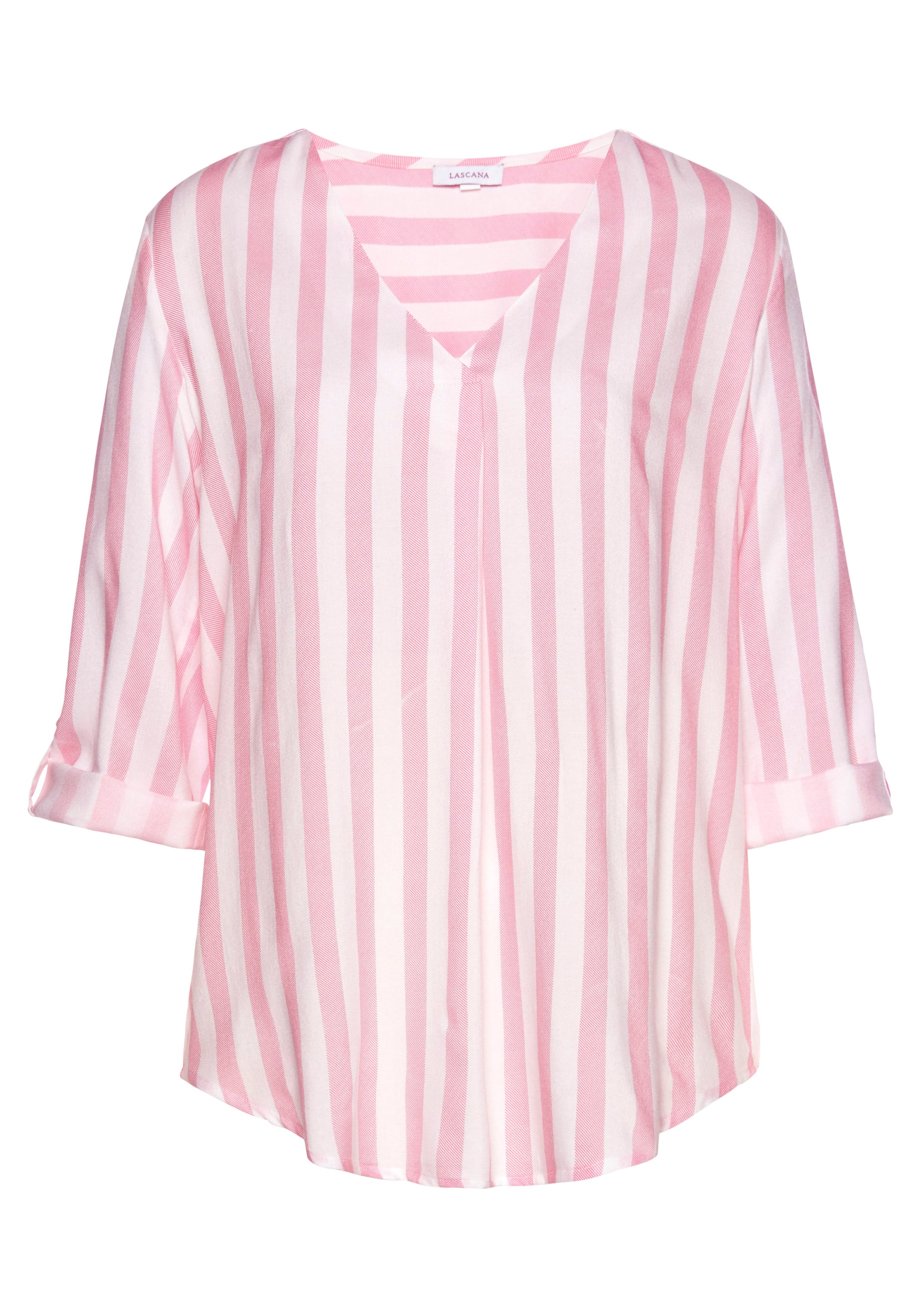 Camicia da donna di LASCANA in rosa: frontale