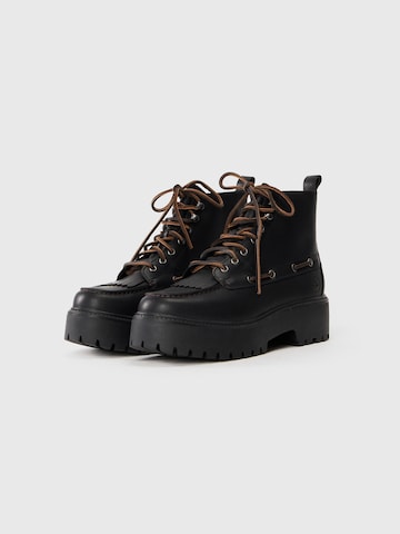 TIMBERLAND Lace-Up Ankle Boots 'STONE STREET' in Black