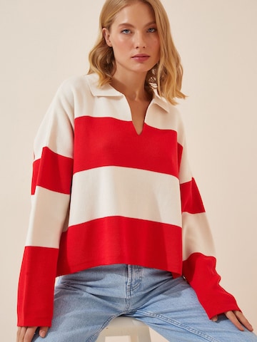 Pull-over Happiness İstanbul en rouge