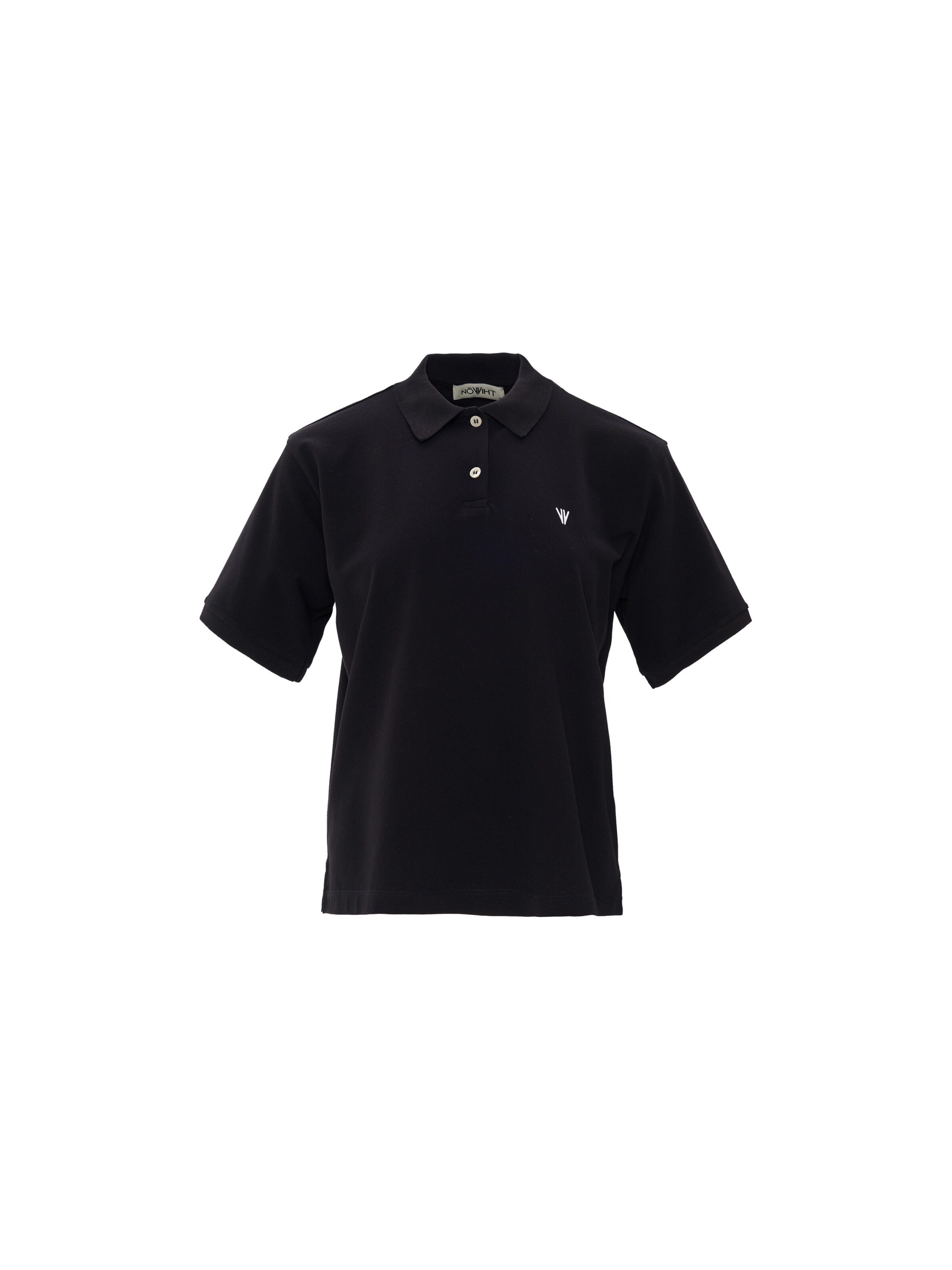 NOWIHT - Camiseta 'Ondine' en negro: frente