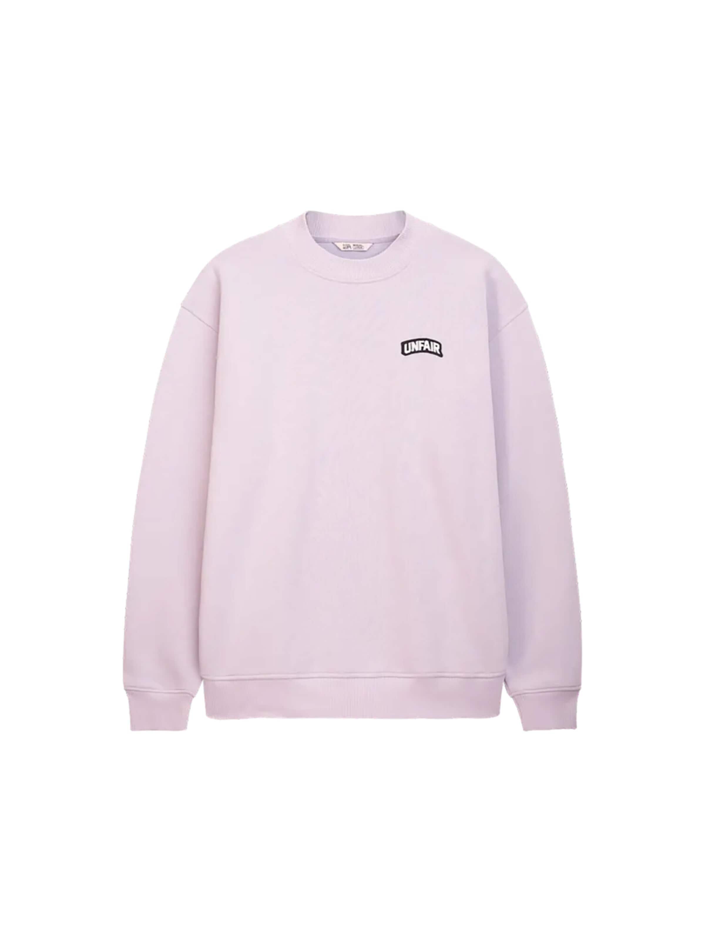 Unfair Athletics Sweatshirt 'Permanent' in Purple: front