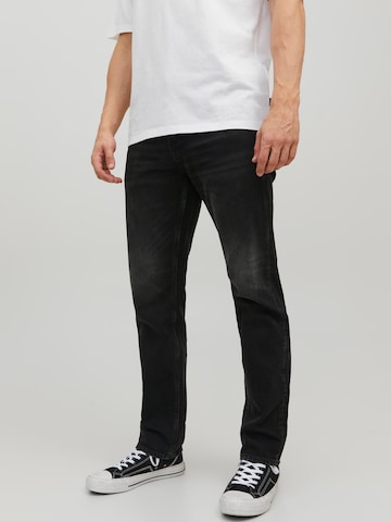 JACK & JONES Regular Jeans 'MIKE' in Black: front