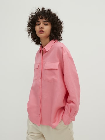 Camicia da donna 'Savanna' di EDITED in rosa: frontale