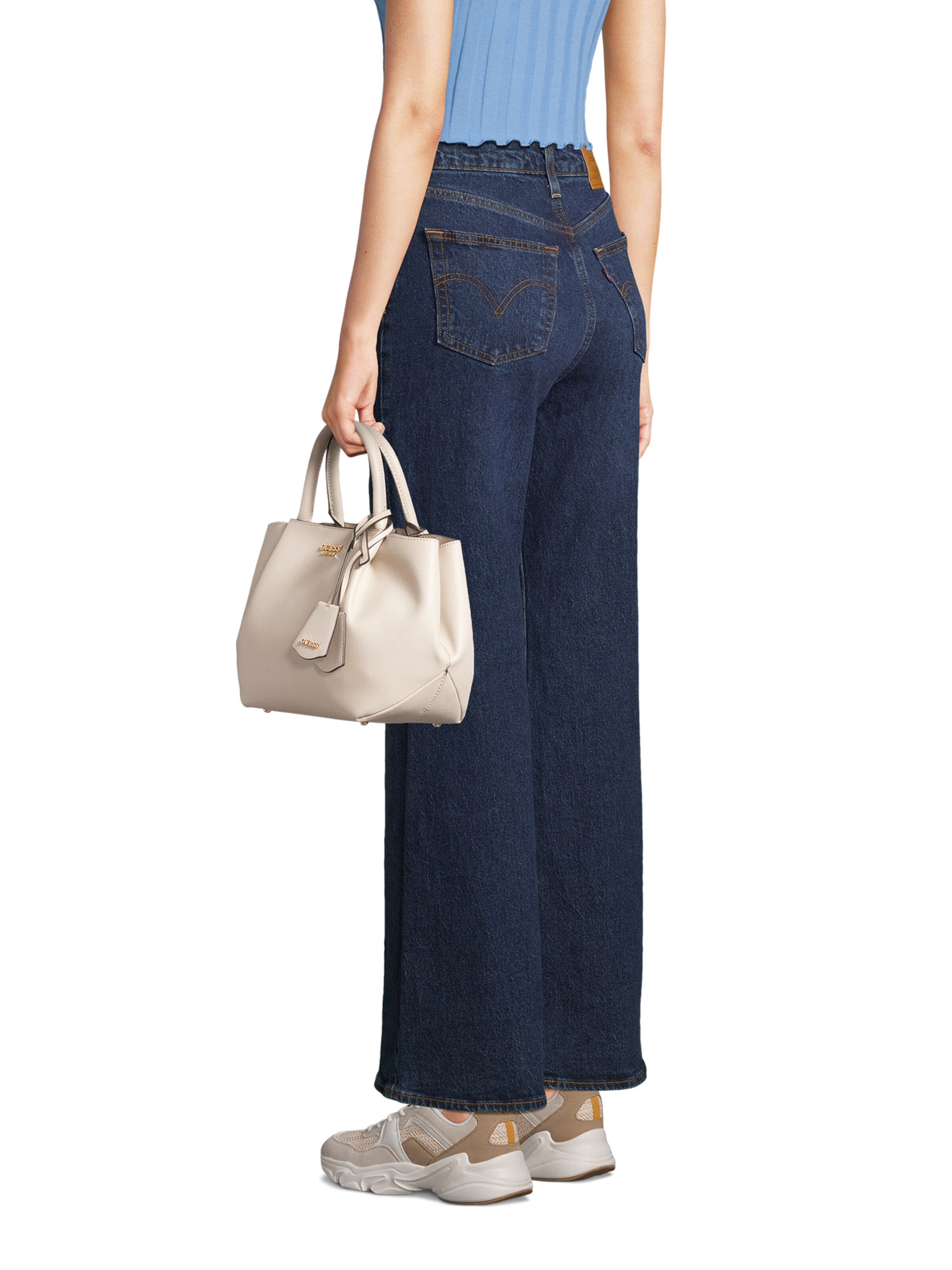 GUESS Handbag 'Amorette' in Beige