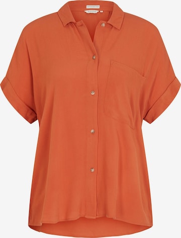 TOM TAILOR Bluse in Orange: predná strana