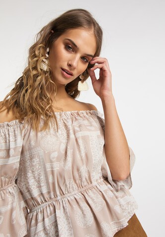 IZIA - Blusa em bege