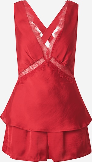 Women' Secret Pyjama en rouge, Vue avec produit