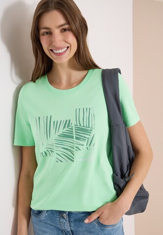 T-shirt CECIL en vert : devant