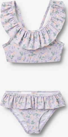 Bustier Bikini 'Bothilda' WHEAT en violet : devant