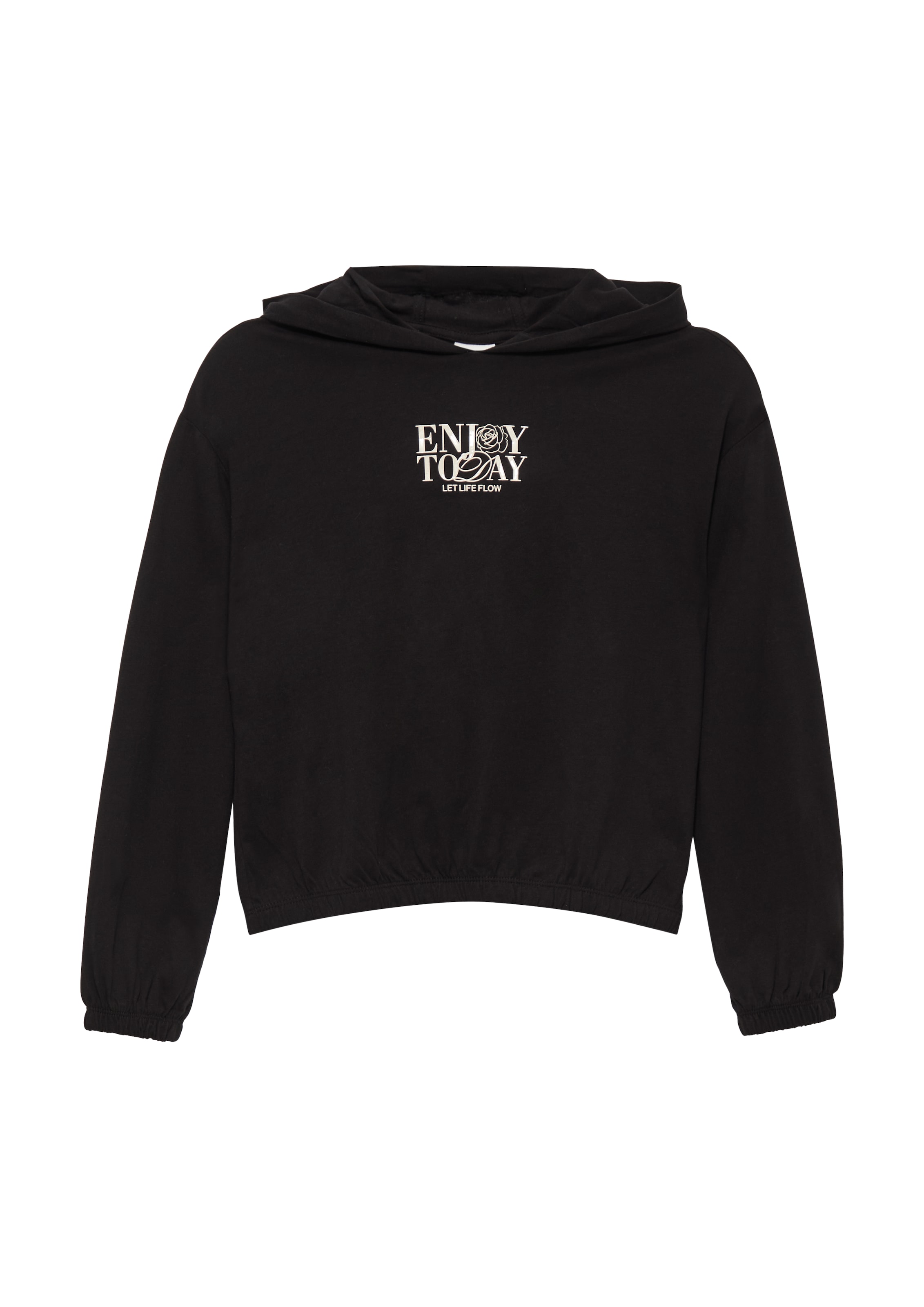 s.Oliver Sweatshirt in Schwarz: Vorderseite
