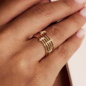 Isabel Bernard Ring in Goud