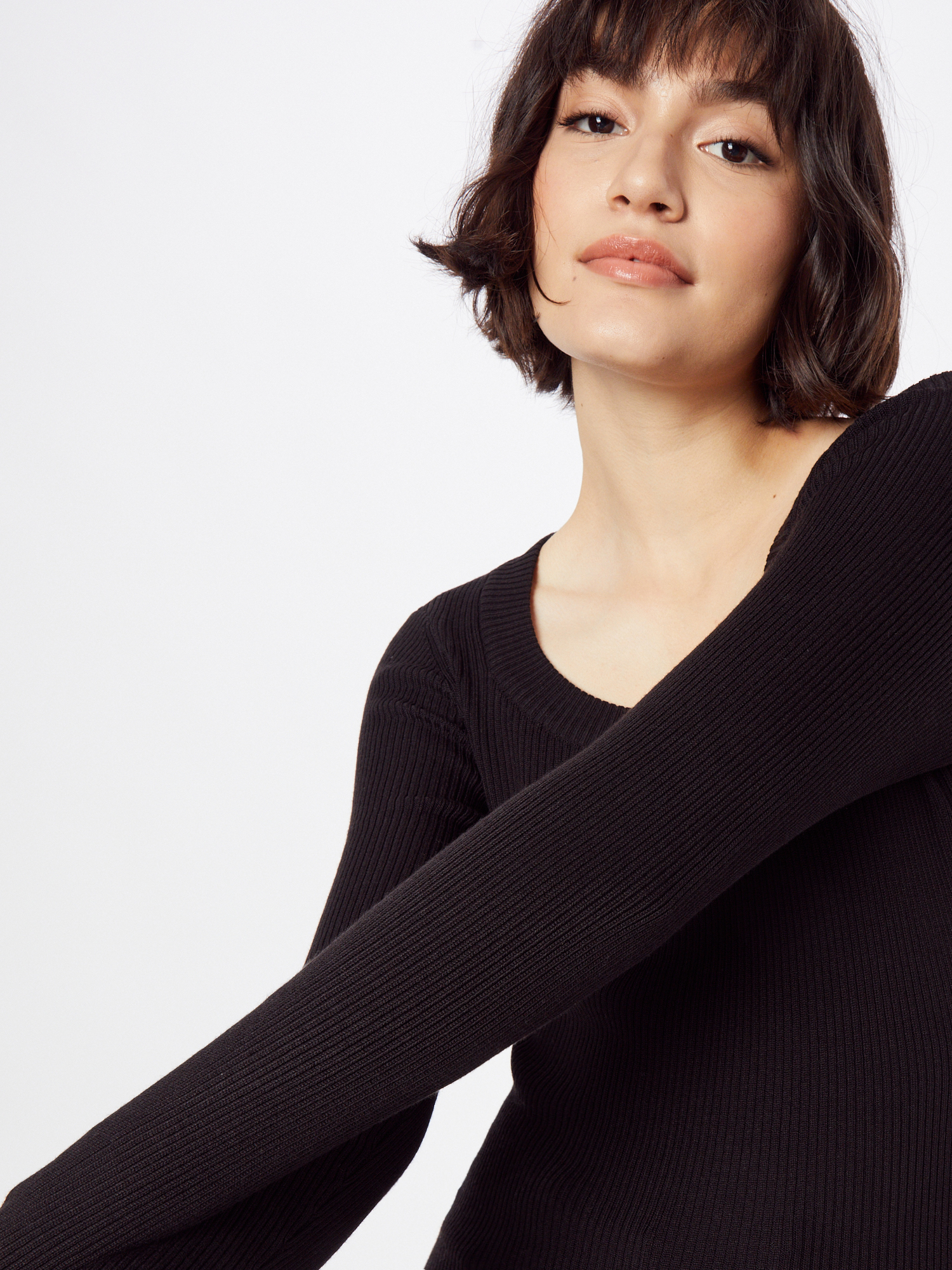 Swetry & dzianina Kobiety Urban Classics Sweter w kolorze Czarnym 