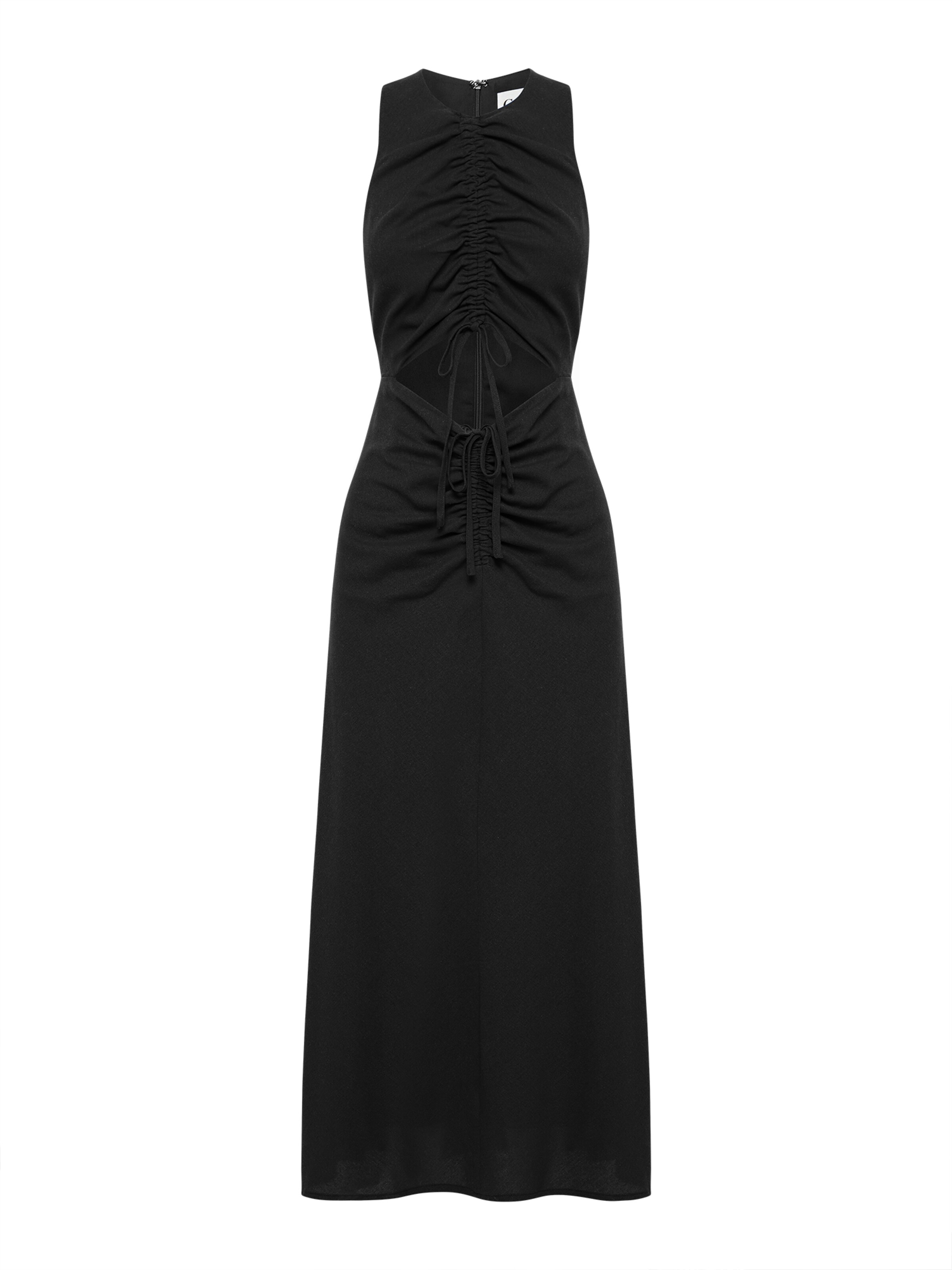 Calli Kleid 'RONI' in Schwarz: Vorderseite