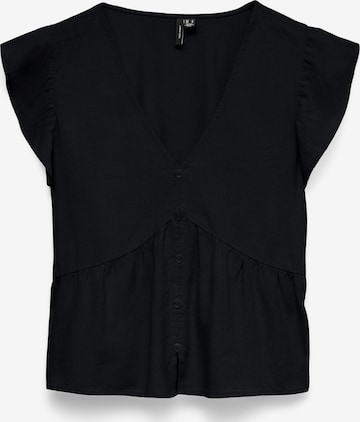 Chemisier 'VMMYMILO' VERO MODA en noir : devant