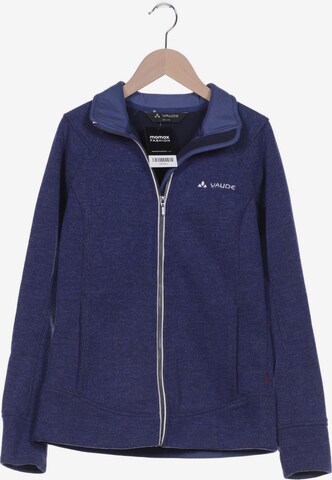 VAUDE Sweatshirt & Zip-Up Hoodie in S in Blue: front