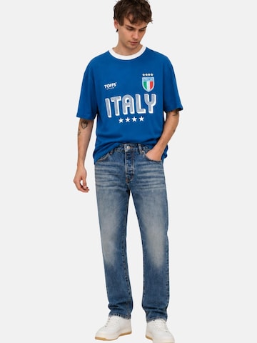 Only & Sons Regular Jeans 'ONLY & SONS ONSEDGE STR DB DESTROY 6642 TAI DNM JEANS'‌‌‌‌ in Blau