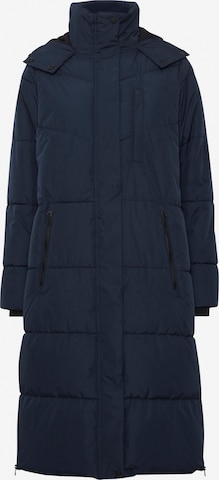 Oxmo Winter Coat in Blue: front