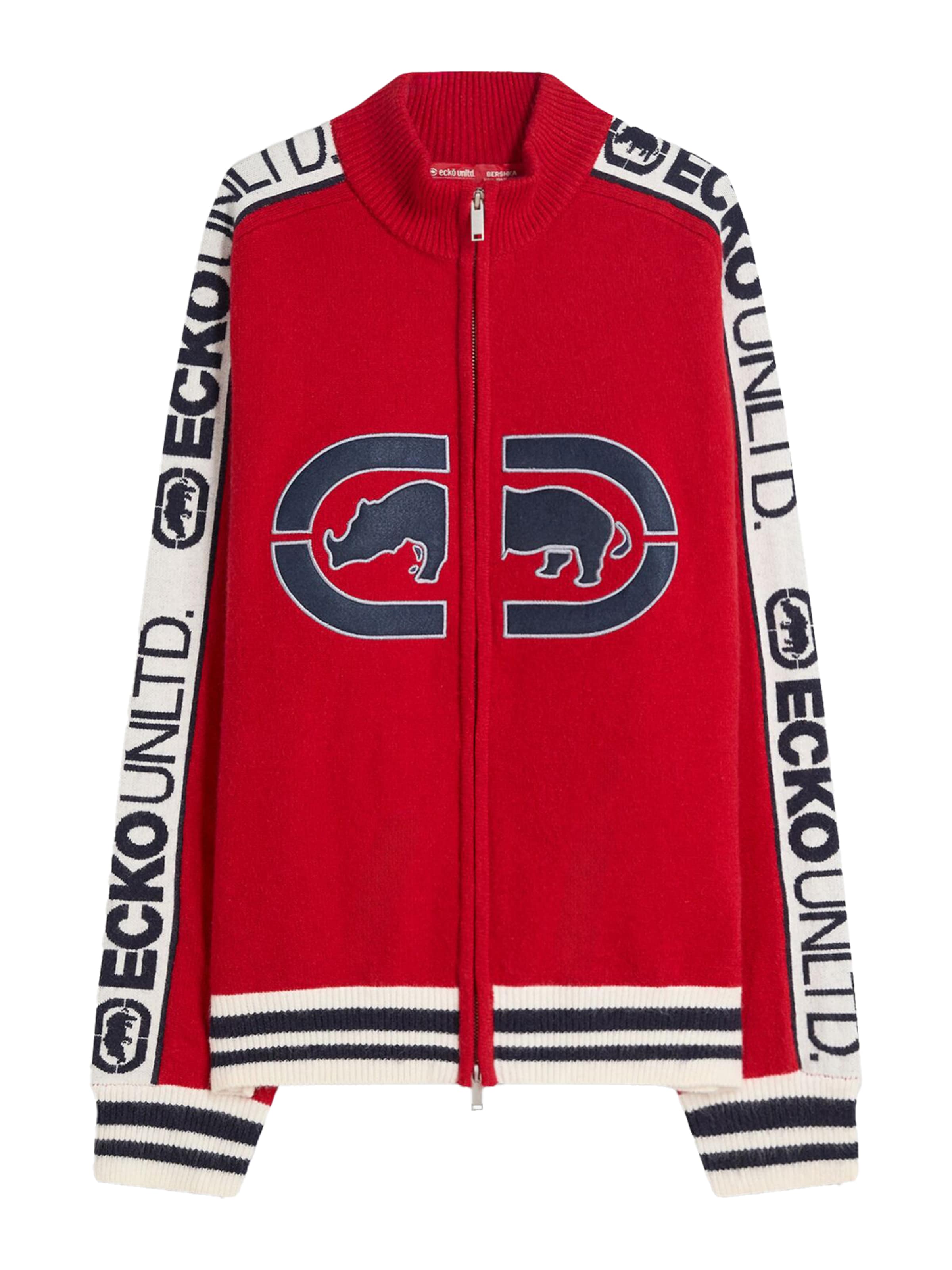 Bershka Kardigán - Červená: predná strana