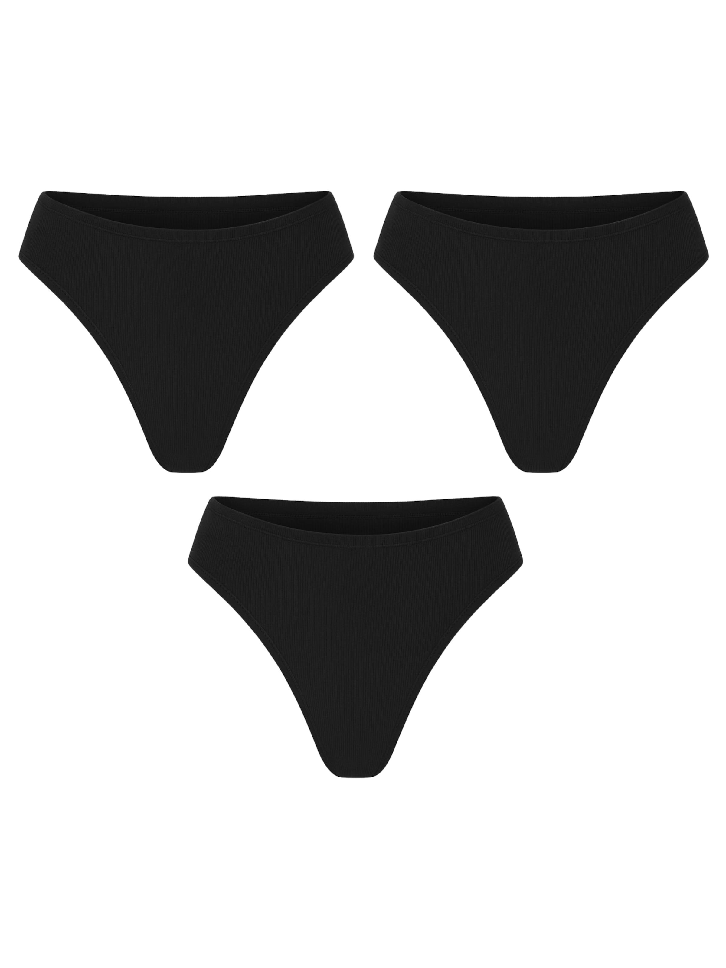 Erdem Slip in Zwart: voorkant