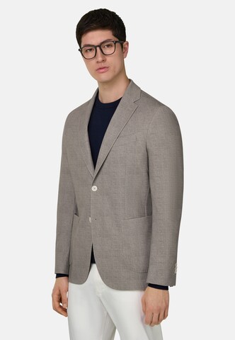 Coupe regular Veste de costume Boggi Milano en gris : devant