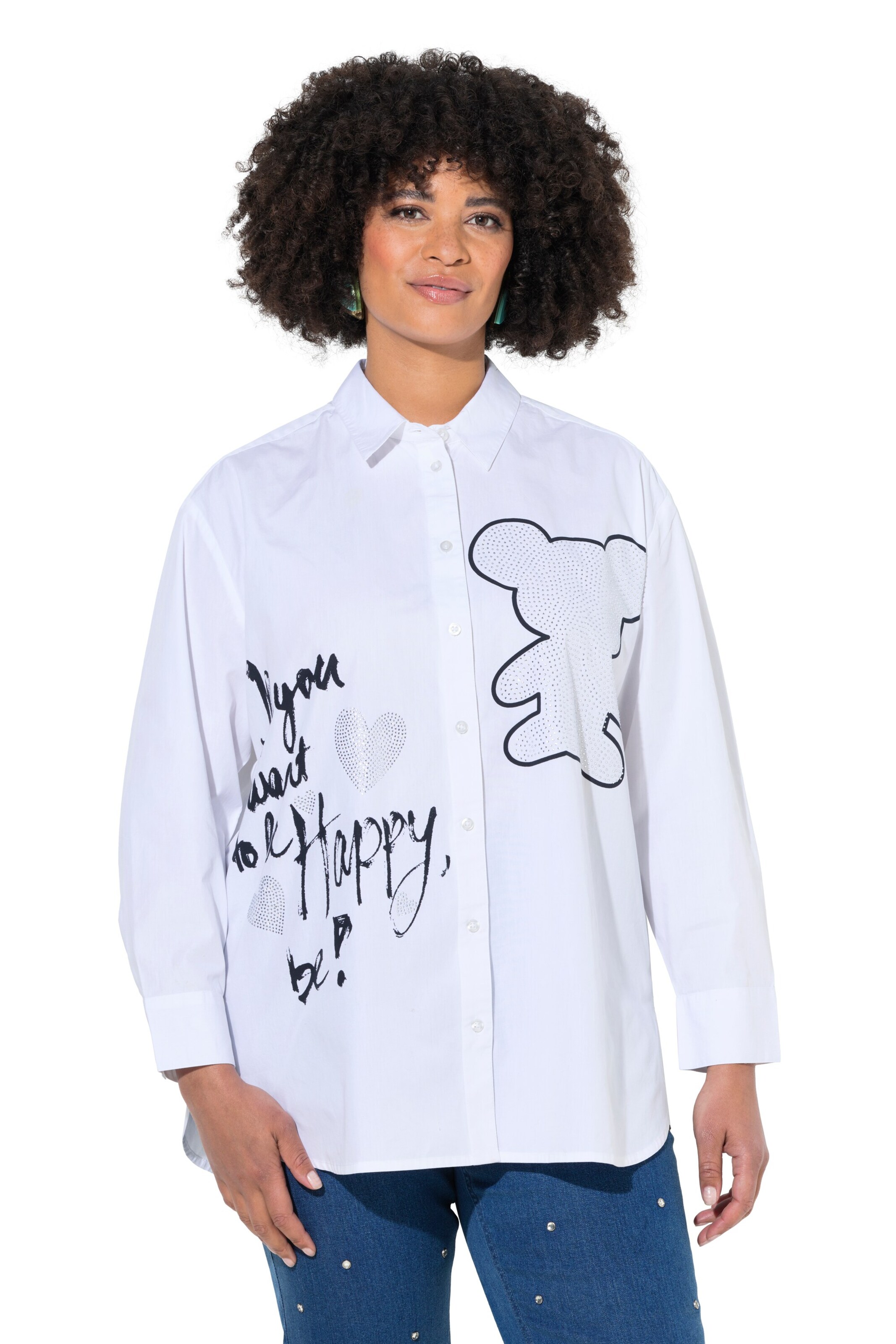 Angel of Style Blouse in White: front