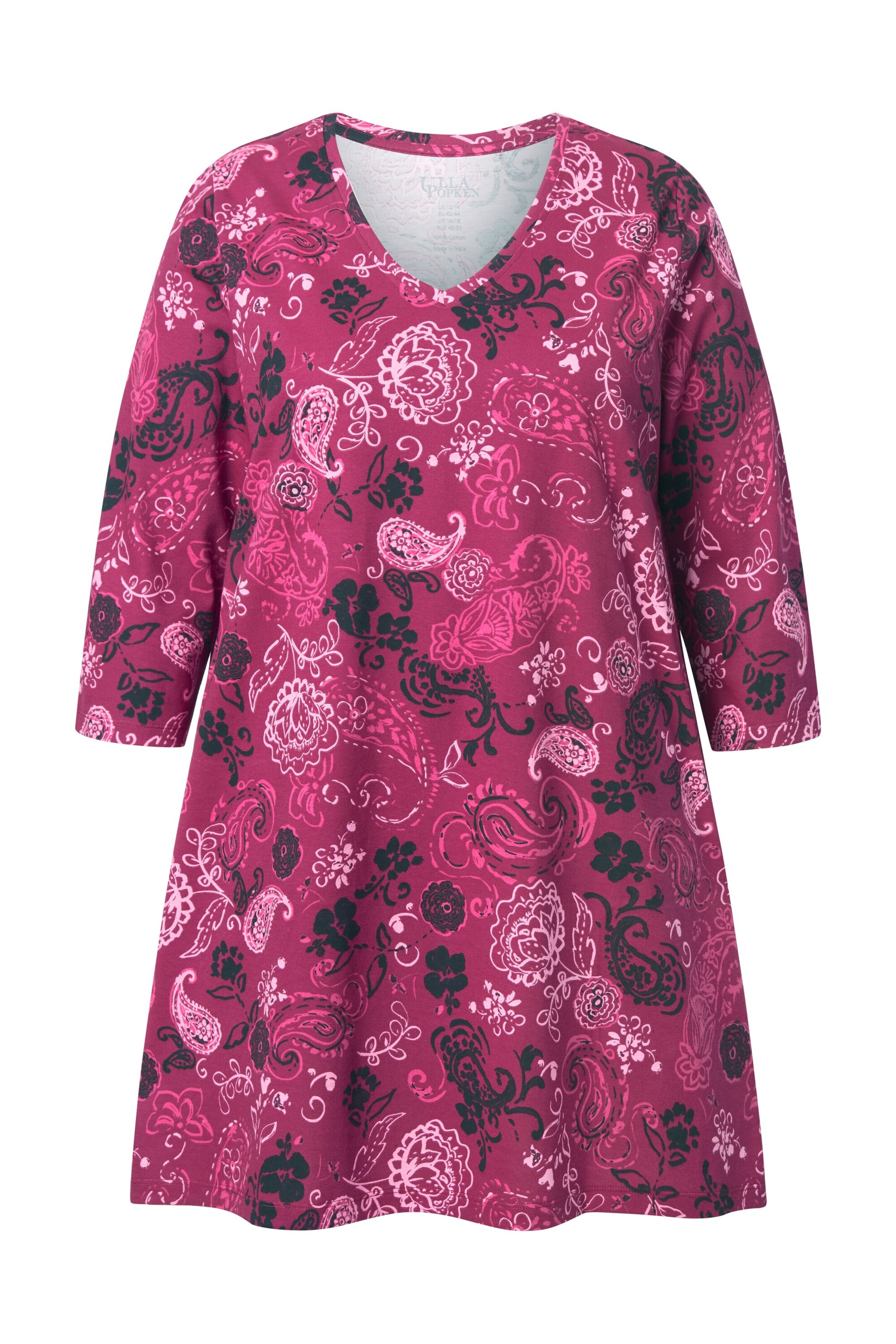 Ulla Popken Bluse in Pink: Vorderseite