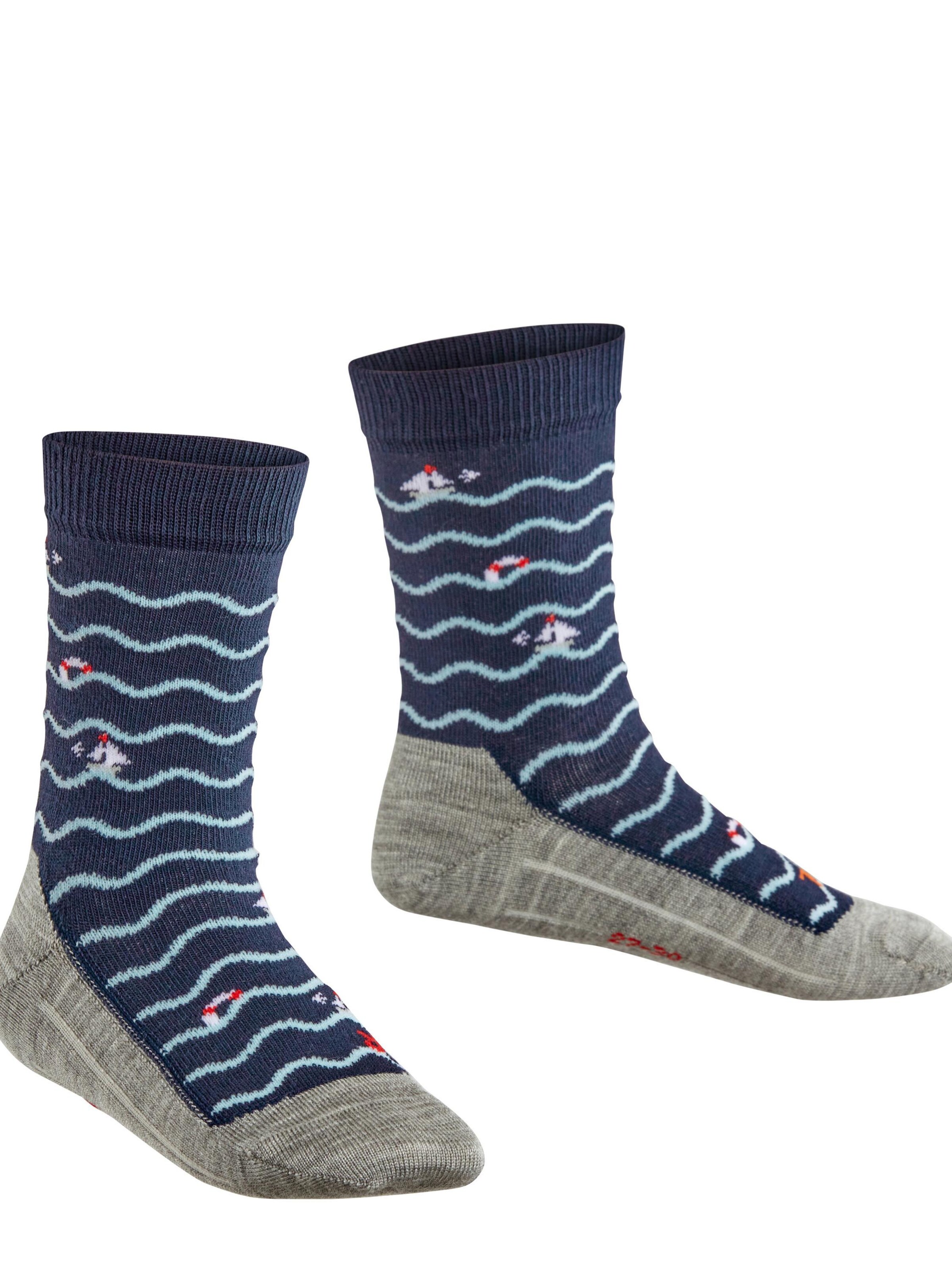 FALKE Socks 'Active Sailing Boats' in Blue