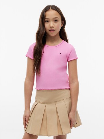 TOMMY HILFIGER Shirt 'ESSENTIAL' in Pink: front