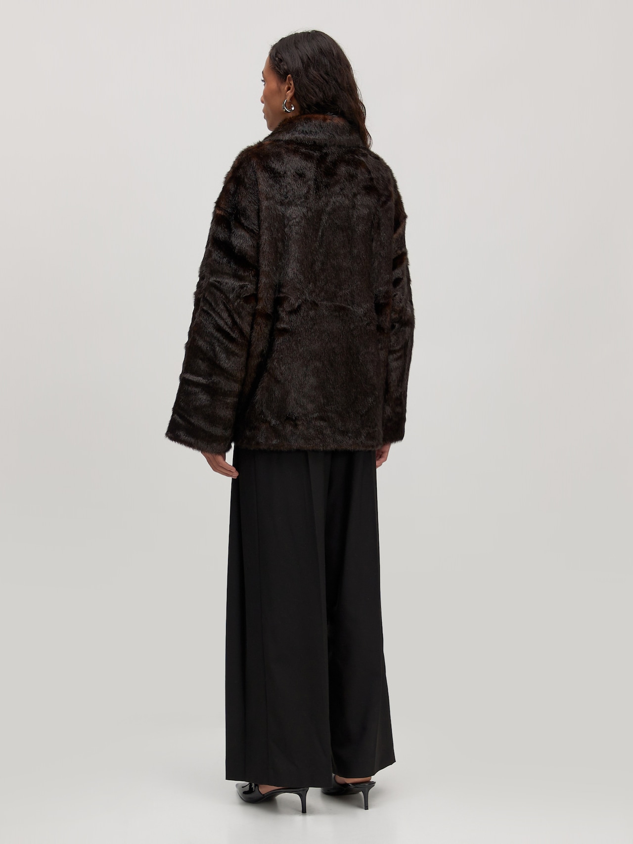 EDITED Giacca di mezza stagione 'Bay' marrone scuro