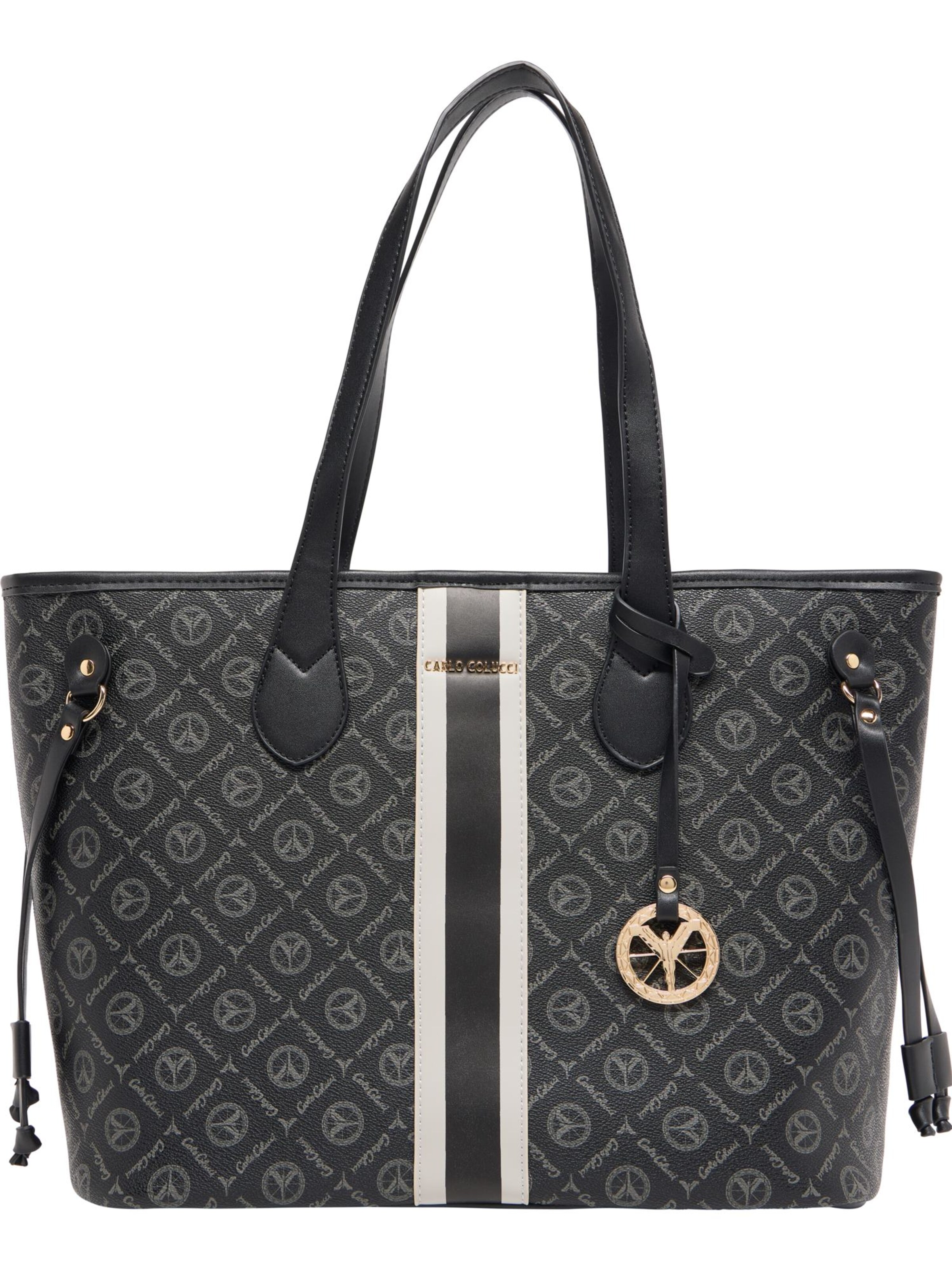 Carlo Colucci Shopper ' Eccli ' in Schwarz: Vorderseite