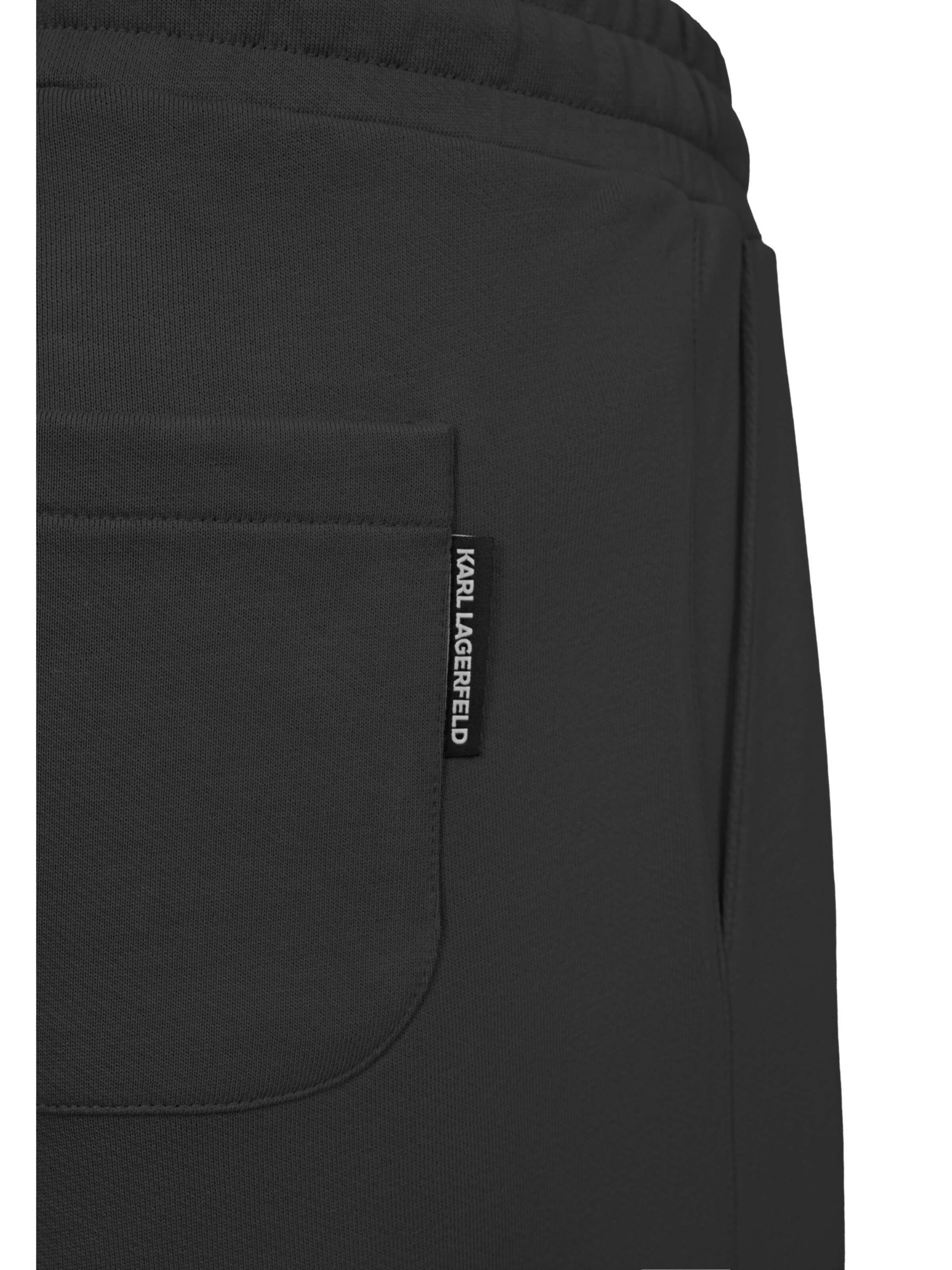 Karl Lagerfeld - Loosefit Calças '705113' em preto