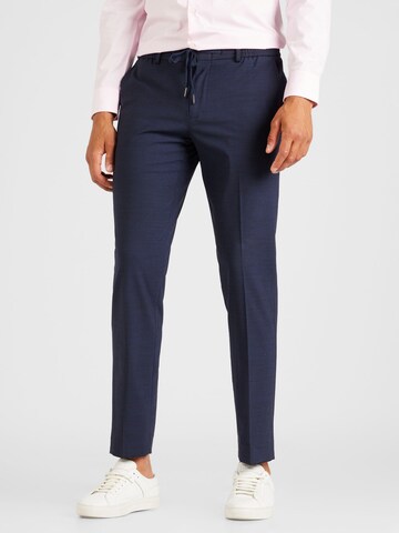 Tapered Pantaloni con piega frontale di Michael Kors in blu: frontale