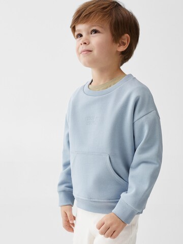 MANGO KIDS Sweatshirt in Blue: front