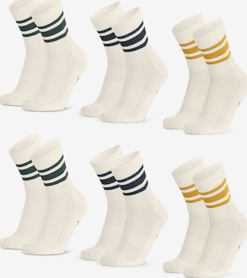 Chaussettes de sport DANISH ENDURANCE en blanc : devant
